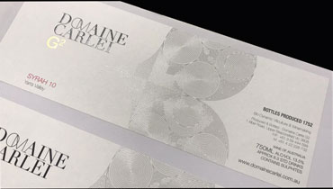 十大特種紙紅酒不干膠標